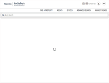 Tablet Screenshot of mendorealty.com
